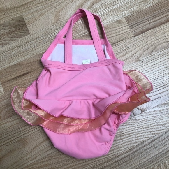 Carter’s One Piece Pink Swimsuit 18 months Tutu - Picture 2 of 5
